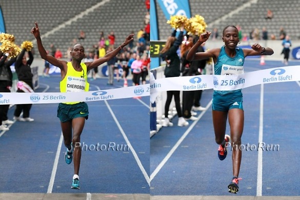 Kenyans Cheroben and Rono triumph at 34th BIG 25 Berlin
