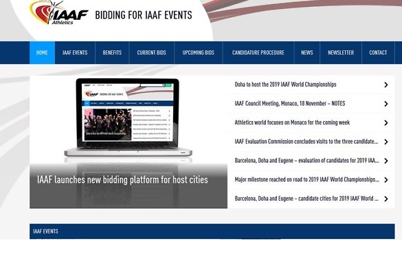 IAAF launches new bidding platform for host cities