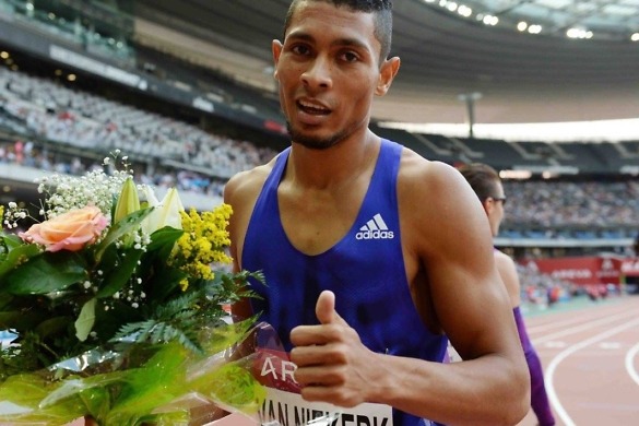 Wayde van Niekerk stuns James to African record in Paris