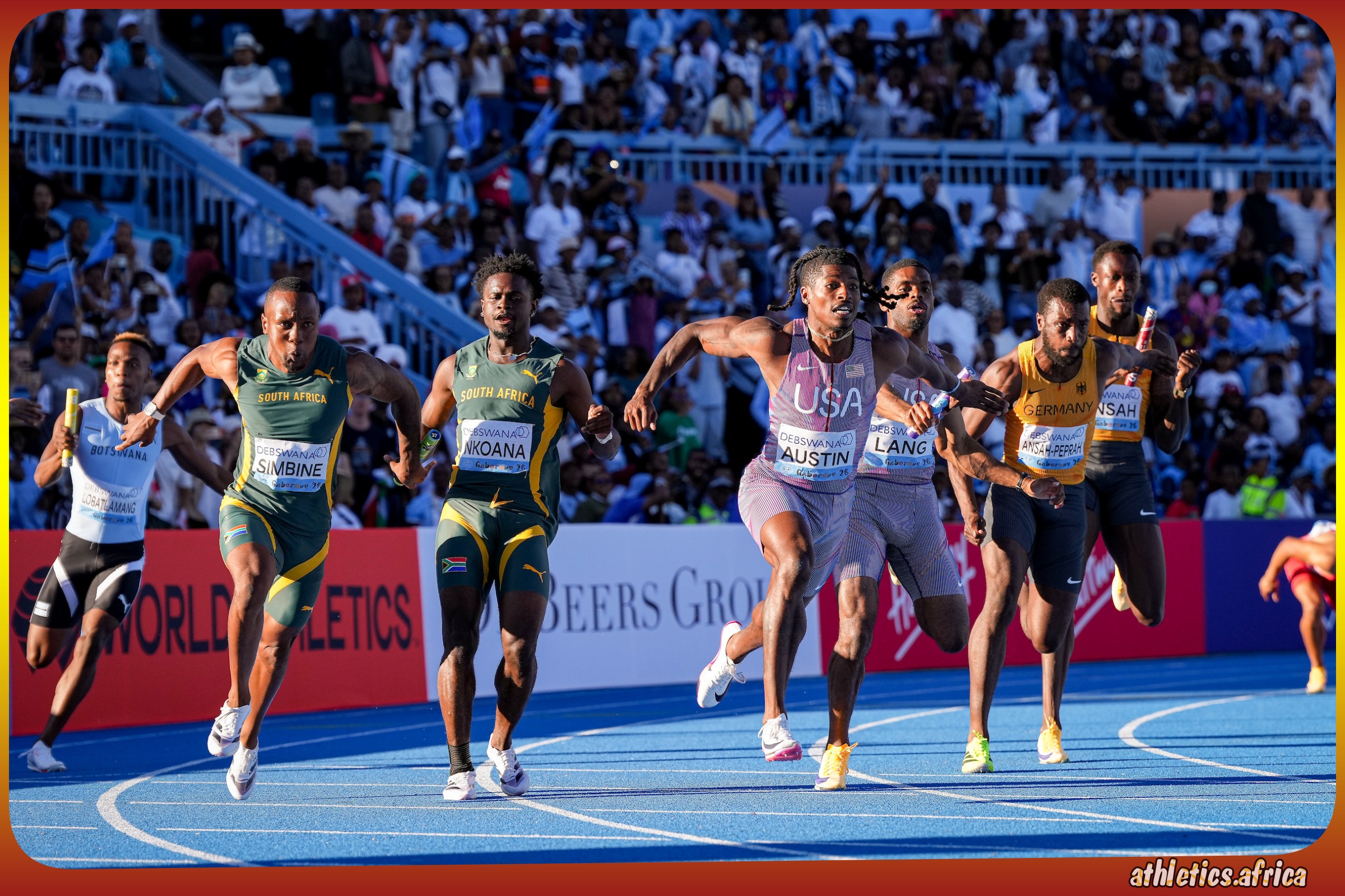 Budapest and Beijing qualifiers confirmed at Debswana World Athletics Relays Gaborone 26