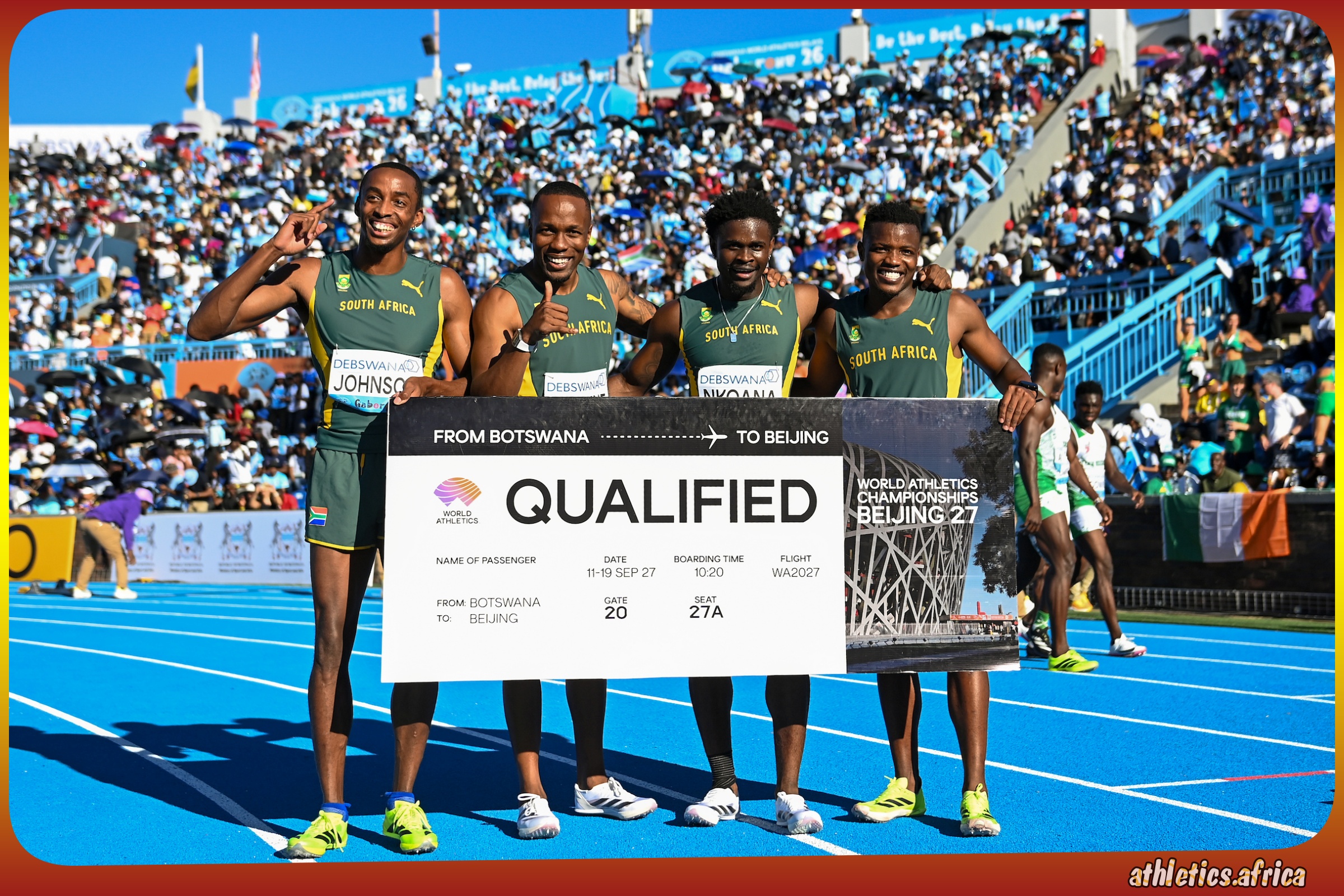 First 48 relay teams qualify for World Athletics Championships Beijing 27