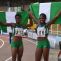 400m Girls Final - Odiong Edidiong Ofonime (312) won Gold & Abimbola Junaid (306) won Silver / Photo credit: Segun Ogunfeyintimi