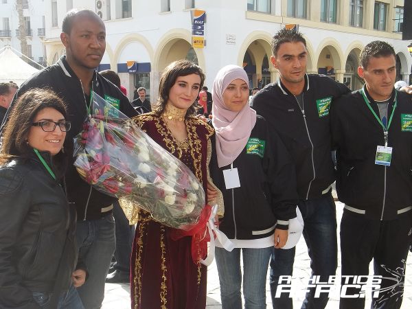A cross-section of local volunteers at Sfax Marathon / Photo: Babatunde Eludini/ATAF.co