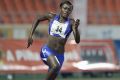 Globine Mayova won the 100m in 11.75 secs & lowered her 200m national record from 23.39 to 23.34 / Photo: Namibia Sport