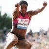 Nigeria's Blessing Okagbare in action