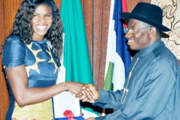 Okagbare gets presidential reception, US$20,000 reward