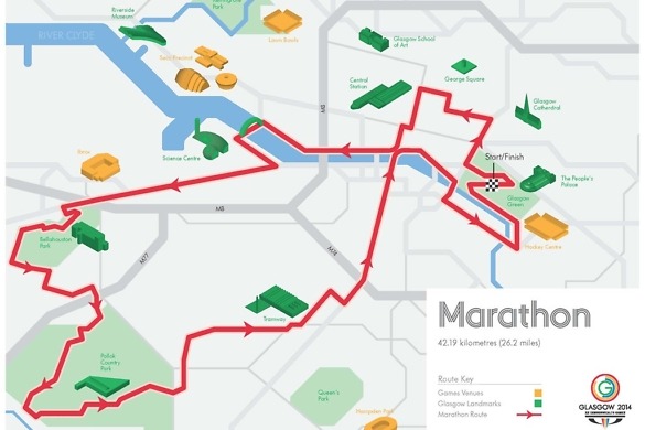Glasgow 2014: Marathon route to offer athletes Glasgow best views
