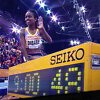 Ethiopia's Genzebe Dibaba smashes another world Indoor record, her third in 2 weeks, this time the 2-mile record at the British Indoor Grand Prix in Birmingham on Saturday.