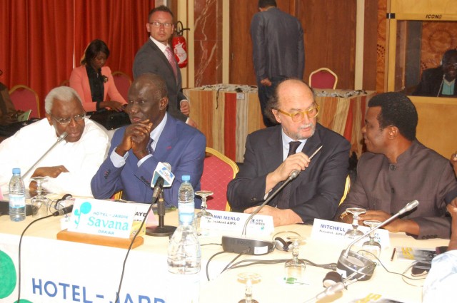AIPS-Africa executives at the Congress in Dakar, Senegal - March 19-22, 2014 / Photo Credit: Evelyn Watta