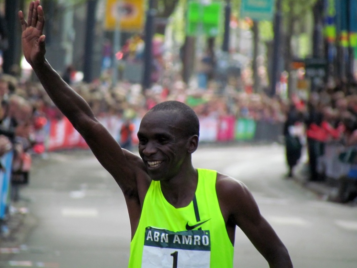 Kenyan Eliud Kipchoge won the 34th ABN AMRO Rotterdam Marathon on Sunday.