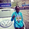Joyce Chepkirui breaks course record in Prague with 66:19