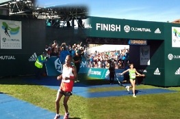 Nkoka and Podnebesnova take Two Oceans Marathon crowns