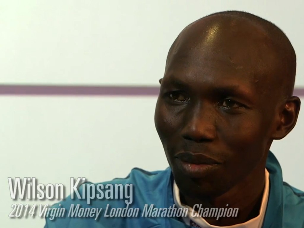 Wilson Kipsang wins London Marathon in record time