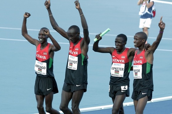 Kenya wins 4x800m gold at 2014 IAAF World Relays