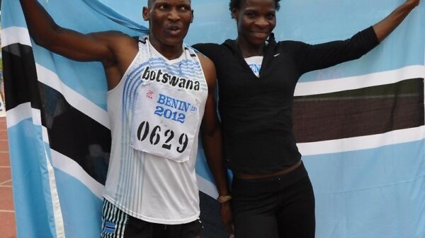 Botswana's pride: Isaac 'Izak' Makwala and Amantle Montsho / Photo creidt: Yomi Omogbeja