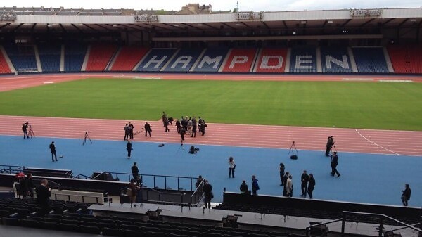 Hampden Park - venue of athletics at the 2014 Commonwealth Games in Glasgow