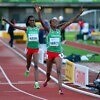 Alemitu Haroye led a one-two for Ethiopia and outsprinted her team-mate Alemitu Hawi in the final stretch to win the 5000m title with a time of 15:10.08 at the 2014 IAAF World Junior Championships - Oregon 2014 / Photo credit: TrackTown Photo