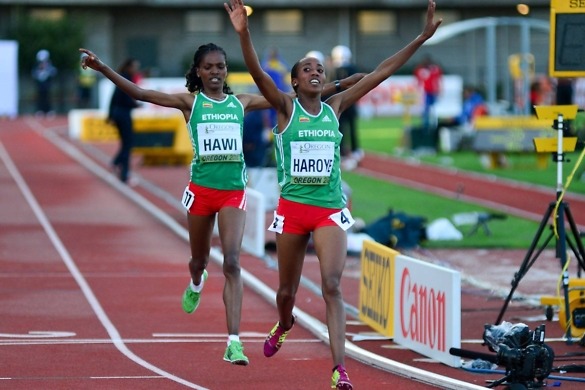 Oregon 2014: Haroye and Hawi secure Ethiopia 1-2 in 5000m