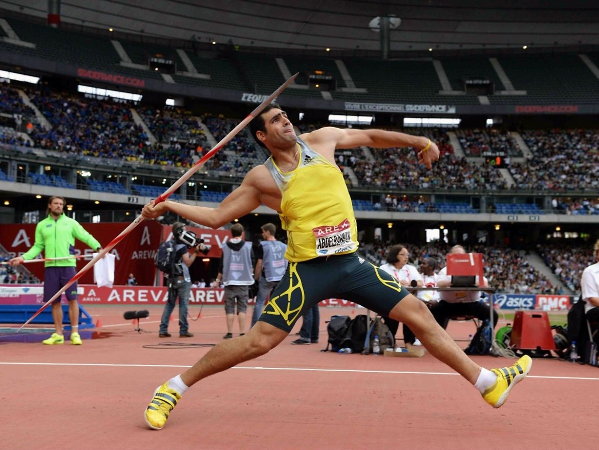 Egypt's Abdelrahman El Sayed bounced back to win the Men's Javelin at the Meeting Areva 2014 - IAAF Diamond League in Paris, France / © Jiro Mochizuki / IDL