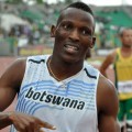 Isaac Izuu Makwala of Botswana in action at the 2012 African Athletics Championships in Porto-Novo, Benin Republic / Photo credit: Yomi Omogbeja