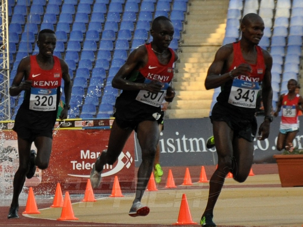 Jairus Birech - Jonathan Ndiku - Ezekiel Kemboi - 3000m SC Men / Photo credit: Yomi Omogbeja
