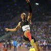 South African Godfrey Khotso Mokoena winning the men's Long Jump in a season’s best of 8.19m in Brussels / Photos: © Gladys Chai von der Laage