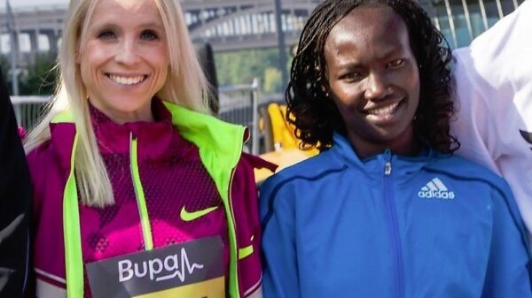 Kenya's Mary Keitany at the 2014 Bupa Great North Run