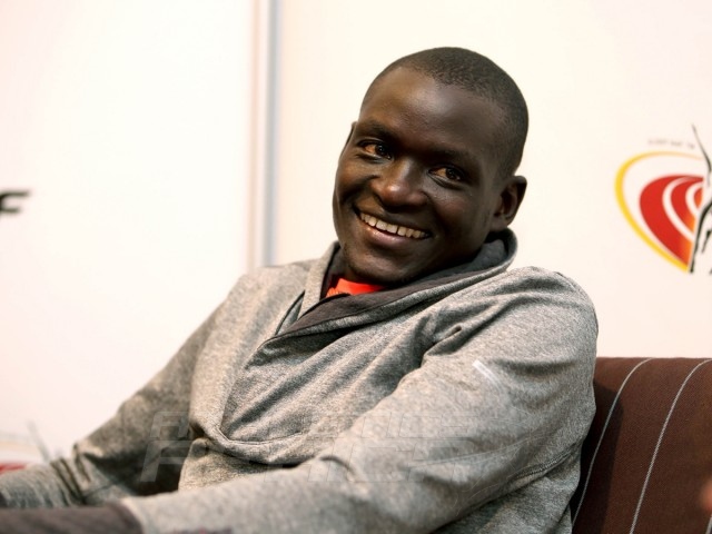 World marathon record-holder, Dennis Kimetto, from Kenya was inspired by listening to athletics commentary on radio / Photo credit:  IAAF - Giancarlo Colombo