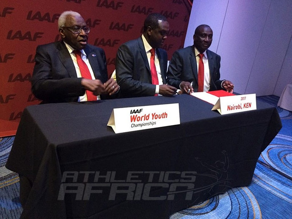 Kenyan bid team included Dr Hassan Wario Arero, the Cabinet Principal Secretary at the Ministry for Sports Culture / Photo credit: IAAF / Philippe Fitte
