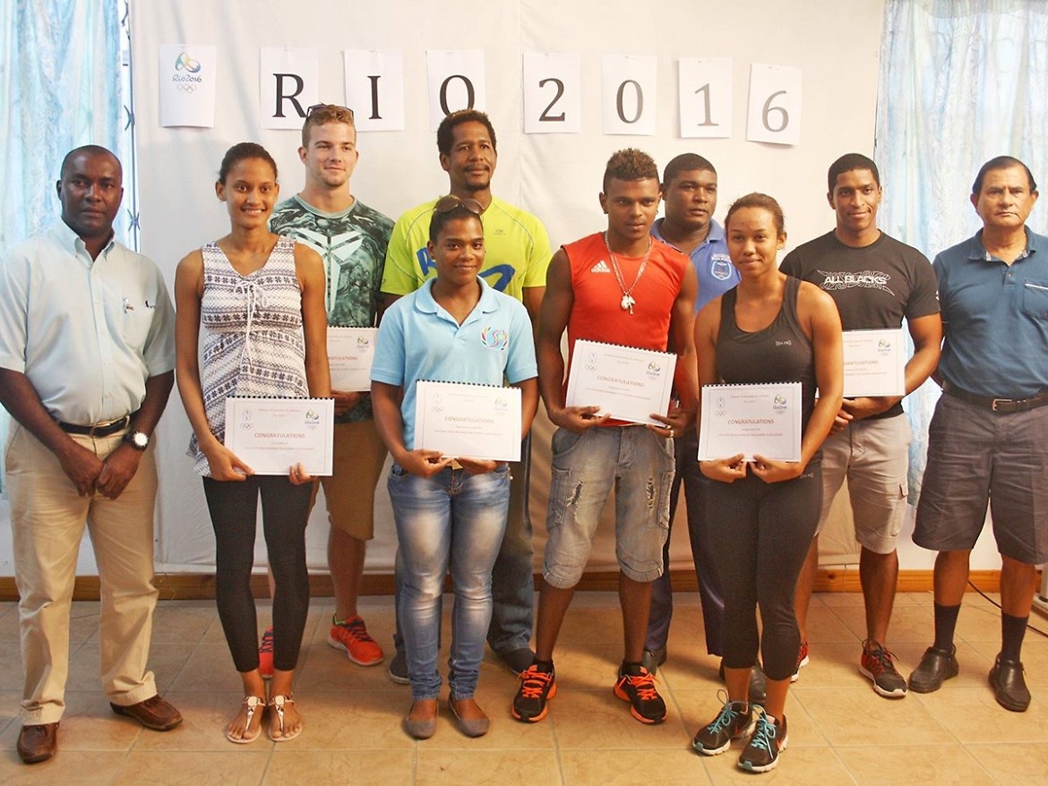 Seychellois sprinter Joanne Loutoy and high jumper Lissa Labiche / Photo Credit: Today.sc