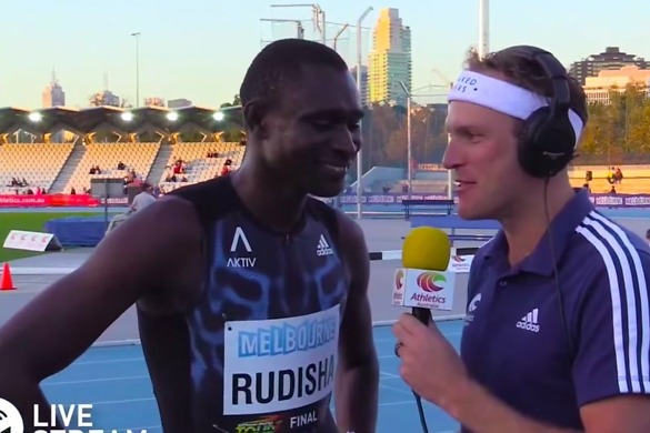 David Rudisha blasts 1:44.94 over 800m in Melbourne