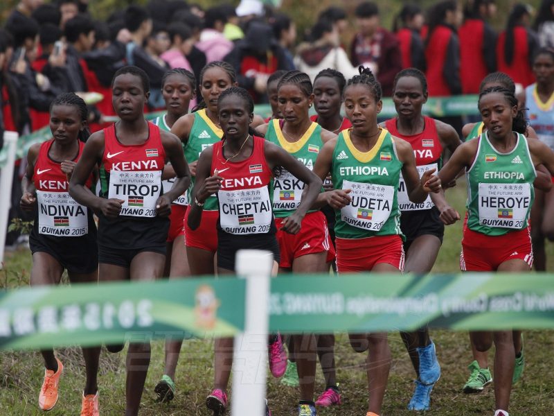Senior women race at the IAAF World Cross Country Championships, Guiyang 2015 / Photo credit: © Getty Images for IAAF