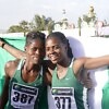 Nigerian youth athletes Temidayo and Tobi at a recent African championship / Photo credit: Yemi Olus/Making of Champions