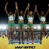 Nigeria, winners of the women's 4x200m at the IAAF/BTC World Relays, Bahamas 2015 Photo Credit: © Getty Images for IAAF