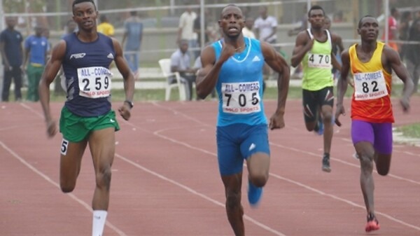 Nigerian athletes at the AFN Golden League Meeting