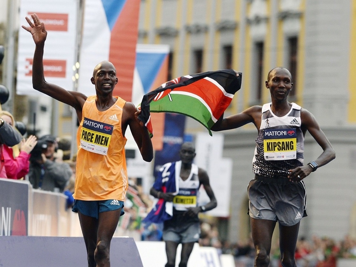 Kenyans Kipsang, Ronoh and Keitany lead the field at the 2015 Mattoni Olomouc Half Marathon on June 20.
