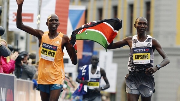 Kenyans Kipsang, Ronoh and Keitany lead the field at the 2015 Mattoni Olomouc Half Marathon on June 20.