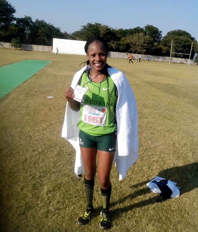 Rutendo Nyahora at the 2015 Econet Wireless Victoria Falls Marathon