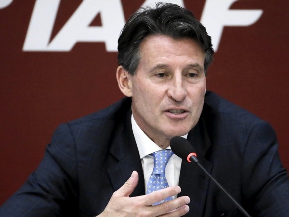 Newly elected President of International Association of Athletics Federations Sebastian Coe speaks at a news conference, in Beijing, August 19, 2015.