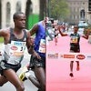 Robert Chemosin and Shuko Genemo winning the Vienna City Marathon 2016 / Photo Credit: www.photorun.net