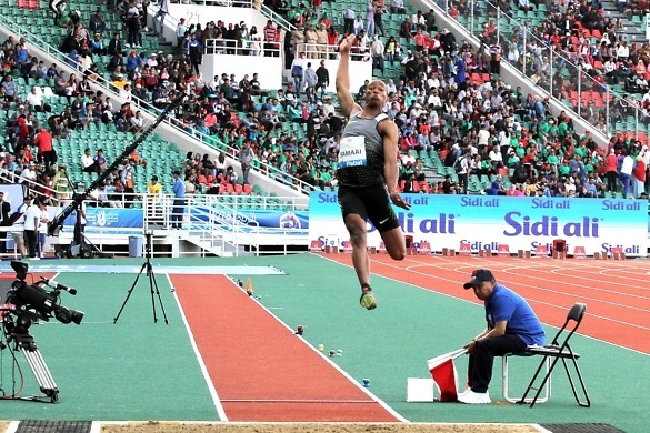 Ruswahl Samaai equals African all-comers’ record in Rabat