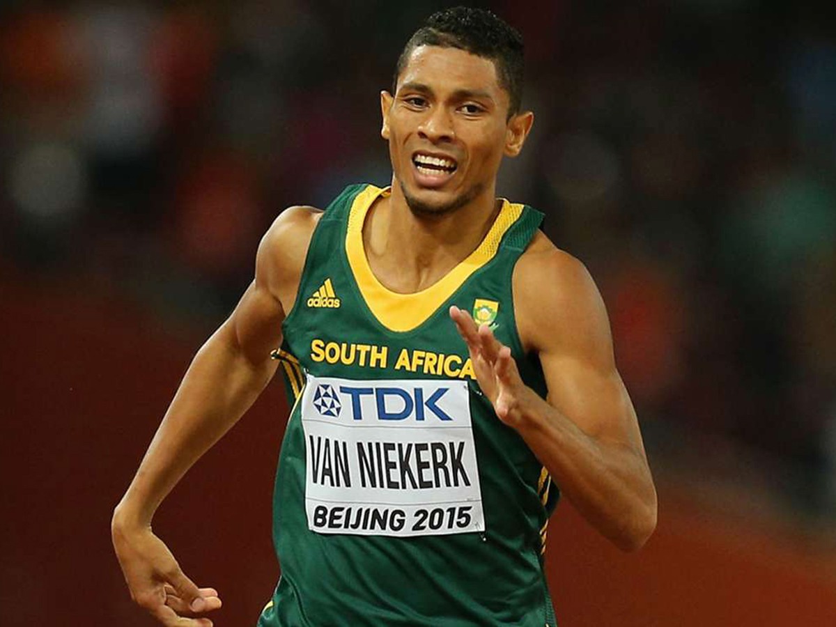 Wayde van Niekerk of South Africa at the 2015 IAAF World Championships in Beijing, China / Photo credit: Getty Images for the IAAF
