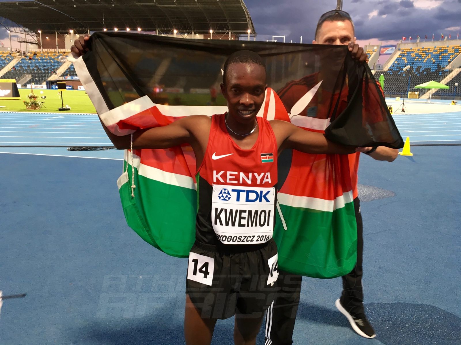 Kenya’s Rodgers Chumo Kwemoi at Bydgoszcz 2016 / Photo copyright: Yomi Omogbeja