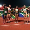 Team South Africa - women's 4x400m relay at Durban 2016 / Photo credit: Yomi Omogbeja