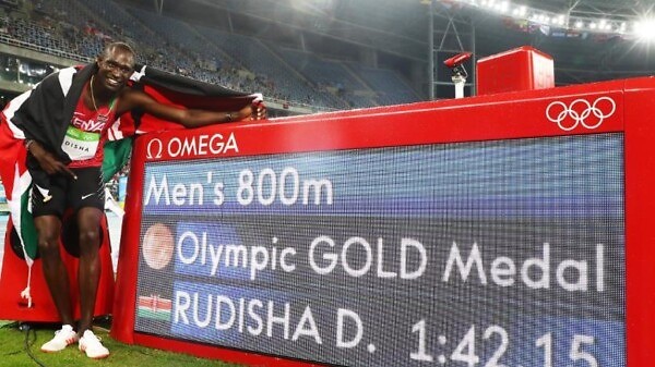 Kenya's David Rudisha won his second Olympic men's 800m title in a row (Photo: Getty Images/ Alexander Hassenstein)