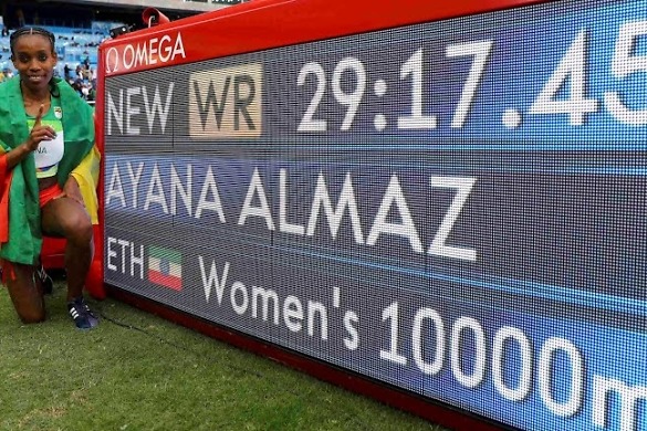 Ayana shatters 10,000m World Record at Rio 2016 Olympics