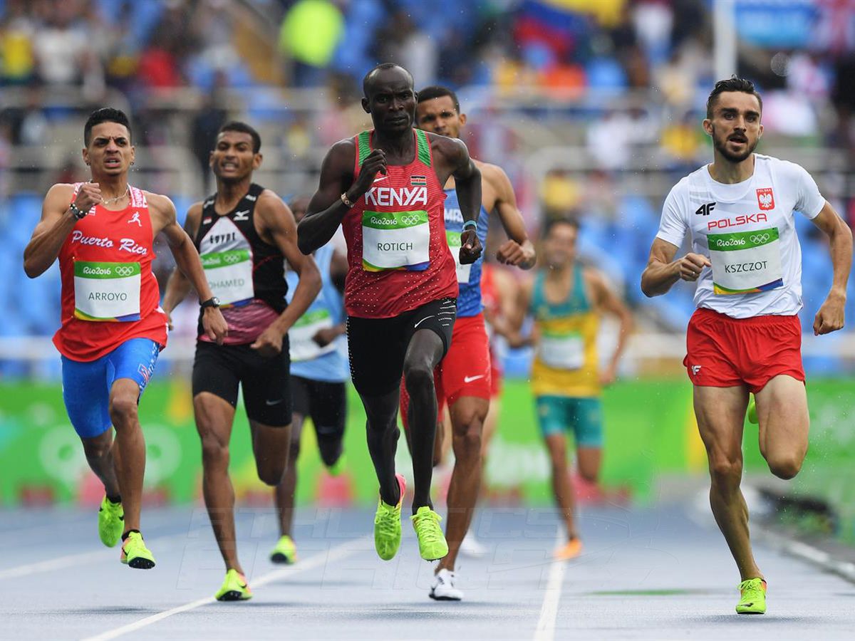 Ferguson Rotich of Kenya in the men’s 800m semi-finals at Rio 2016 / Photo credit: Norman Katende