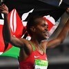 Kenya's Faith Kipyegon won the women’s Olympic 1500 m gold ahead of Ethiopia’s Genzebe Dibaba / Photo credit: Getty Images