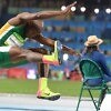 Luvo Manyonga of South Africa leaping into the long jump medal position in Rio 2016 / Photo credit: Roger Sedres