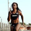 Liberian 100m and 200m specialist Phobay Kutu-Akoi in practice / Photo Credit: Phobay Kutu-Akoi